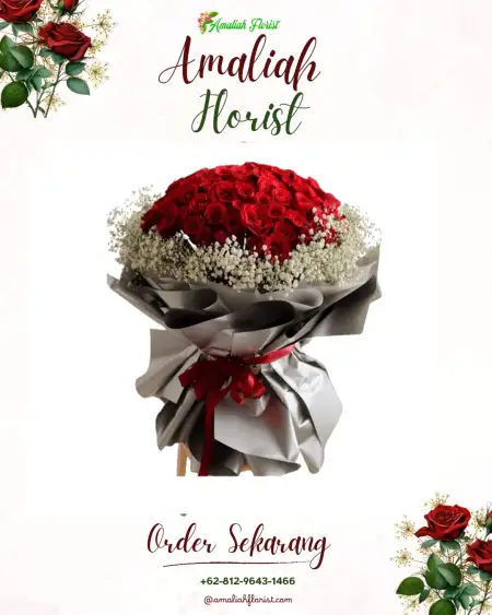 Buket Bunga Panjang Baru