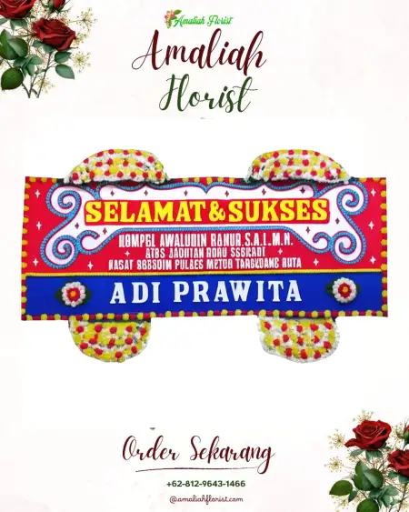 Papan Bunga Ucapan Selamat Panjang Baru