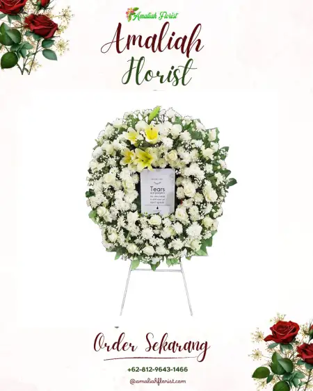 Krans Bunga Duka Panjang Baru